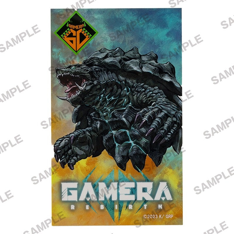(Goods - Sticker) Gamera 60th Anniversary Okubi-e Sticker - GAMERA -Rebirth-