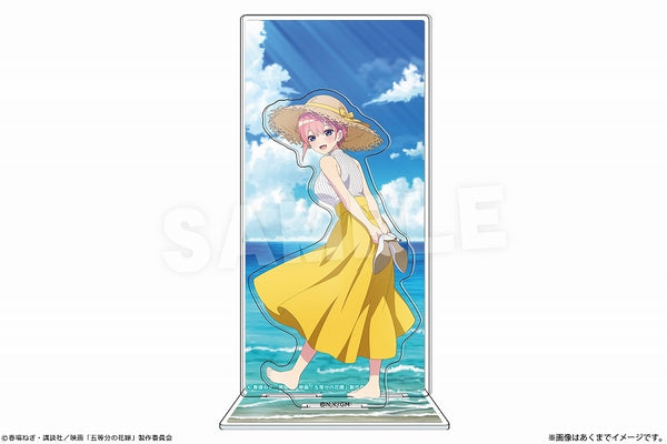 (Goods - Stand Pop) The Quintessential Quintuplets Movie Diorama Acrylic Figure Beach Date Ver. 01 Ichika Nakano