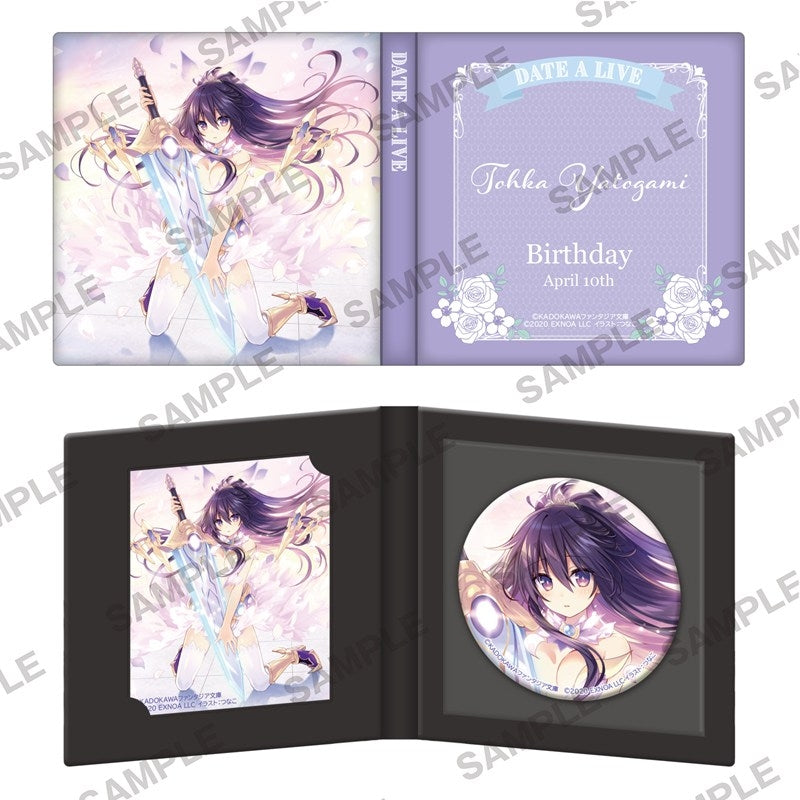 (Goods - Set) Date A Live Tohka Birthday 2026 Tin Badge & Acrylic Card Set