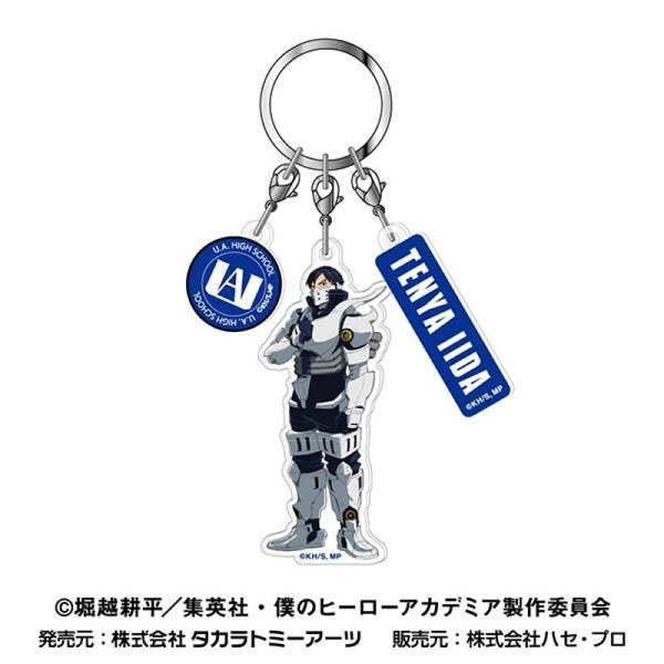 (Goods - Key Chain) My Hero Academia3 Piece Acrylic Key Chain 04 Tenya Ida