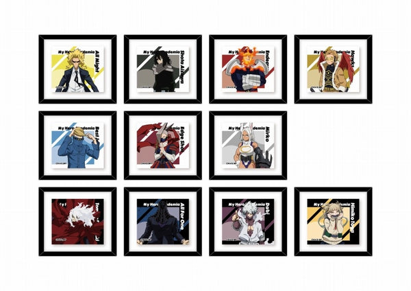 (1BOX=11)(Goods - Magnet) My Hero Academia Trading Frame MagnetC (11 Types Total)