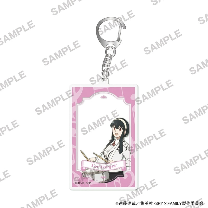 (Goods - Keychain) SPY×FAMILY Framed Acrylic Keychain - Marching Band Ver. - Yor Forger