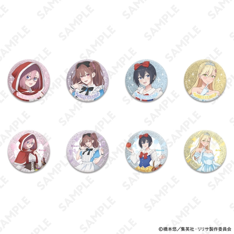 (1BOX=8)(Goods - Badge) 2.5 Dimensional Seduction Glimmering Tin Badge Collection - Fairy Tale Ver. PACK