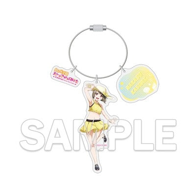 (Goods - Keychain) Love Live! Series Wire Ring Acrylic Keychain - Kasumi Nakasu