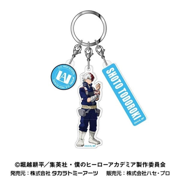 (Goods - Key Chain) My Hero Academia3 Piece Acrylic Key Chain 05 Shoto Todoroki