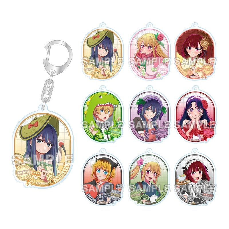 (1BOX=9)(Goods - Keychain) 【OSHI NO KO】[47 TODOFUKEN NO KO] Tradable Acrylic Keychain Chubu Area PACK