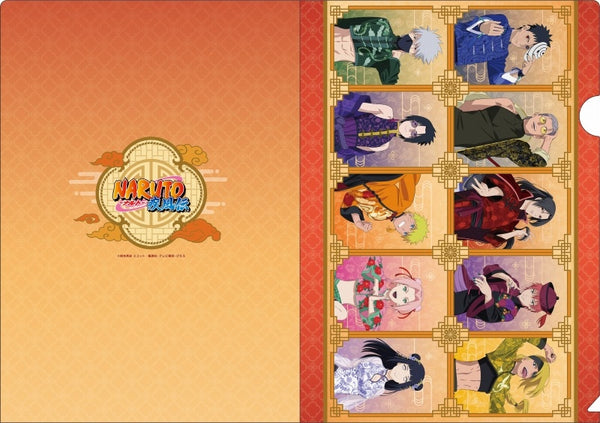 (Goods - Clear File) Naruto: Shippuden TV Anime feat. Exclusive Art Clear File Set (Original Outfit ver.)
