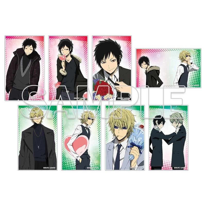 [※Blind](1BOX=3)(Goods - Card) Durarara!!x２ Ver. Winter Tradable Acrylic Card - Izaya Orihara & Shizuo Heiwajima