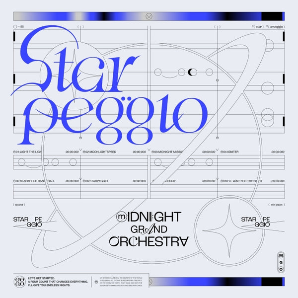 [a](Album) Starpeggio by Midnight Grand Orchestra [Regular Edition]{Bonus:Sticker}