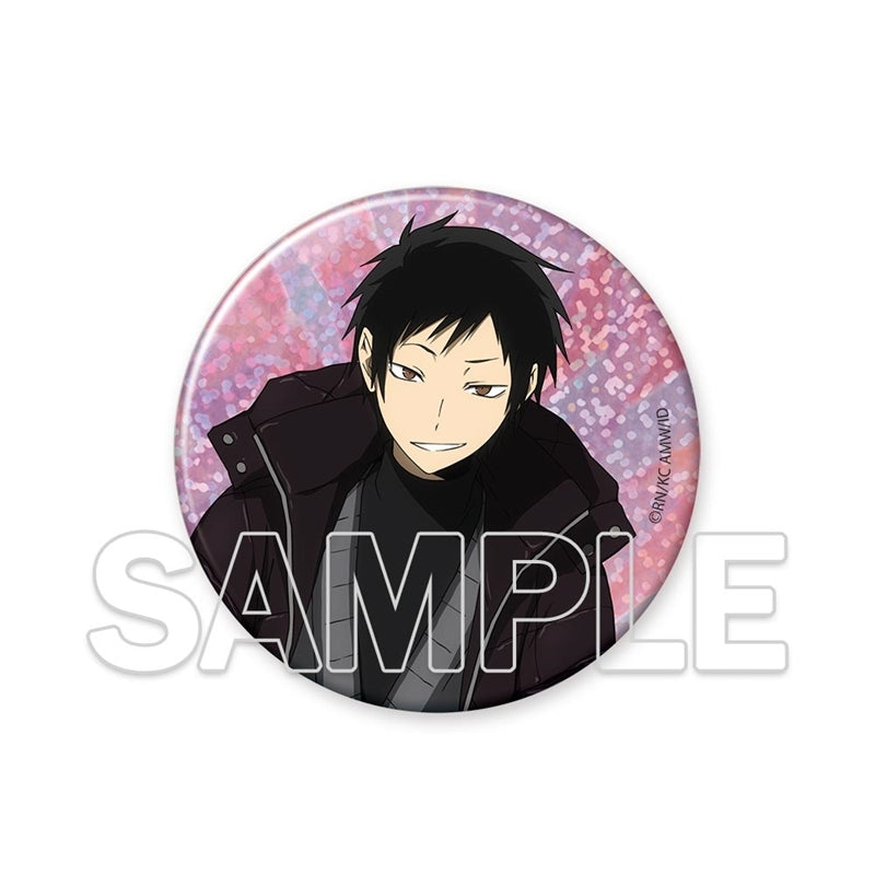 (Goods - Badge) Durarara!!x２ Ver. Winter Glimmering Tin Badge - Izaya Orihara
