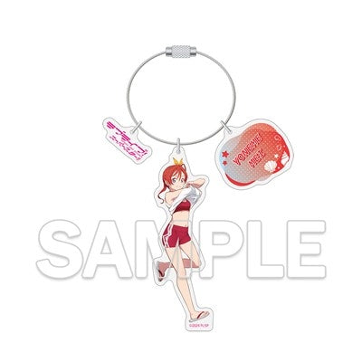 (Goods - Keychain) Love Live! Series Wire Ring Acrylic Keychain - Mei Yoneme