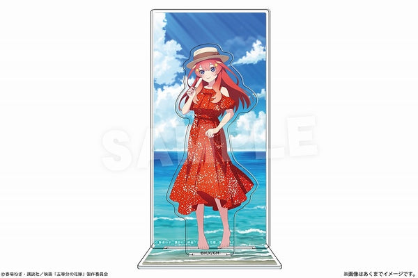 (Goods - Stand Pop) The Quintessential Quintuplets Movie Diorama Acrylic Figure Beach Date Ver. 05 Itsuki Nakano