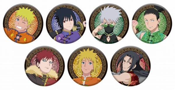 (1BOX=7)(Goods - Badge) Naruto: Shippuden TV Anime Button Badge Collection feat. Exclusive Art (Original Outfit ver.)