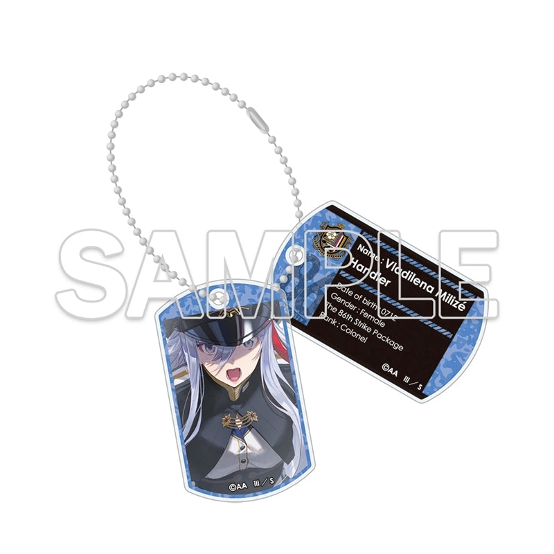 (Goods - Charm) 86 EIGHTY-SIX 8.6th Anniversary Acrylic Dog Tag - Lena