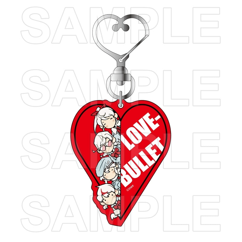 (Goods - Keychain) LOVE BULLET Acrylic Keychain - Koharu & Kanna & Chiyo & Ena