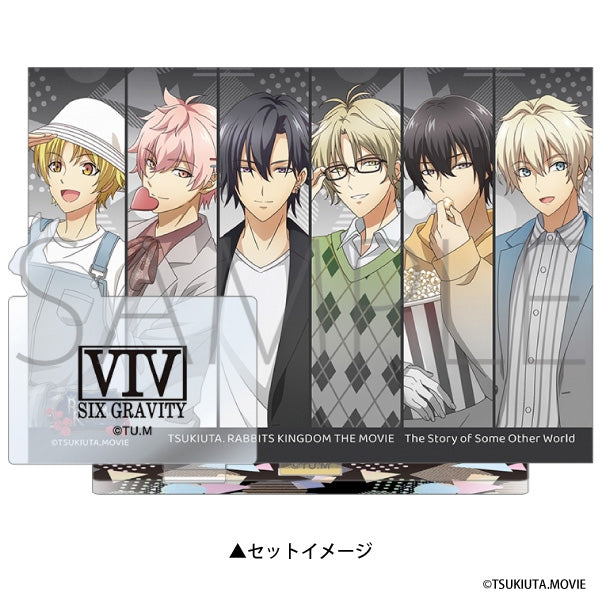 (Goods - Bromide) Tsukiuta. RABBITS KINGDOM THE MOVIE Bromide Stand One Spring Day Ver. Six Gravity