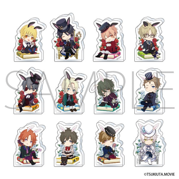 (1BOX=12)(Goods - Stand Pop) Tsukiuta. RABBITS KINGDOM THE MOVIE Korotto Acrylic Figure Collection Theatrical Chibi Character Ver.