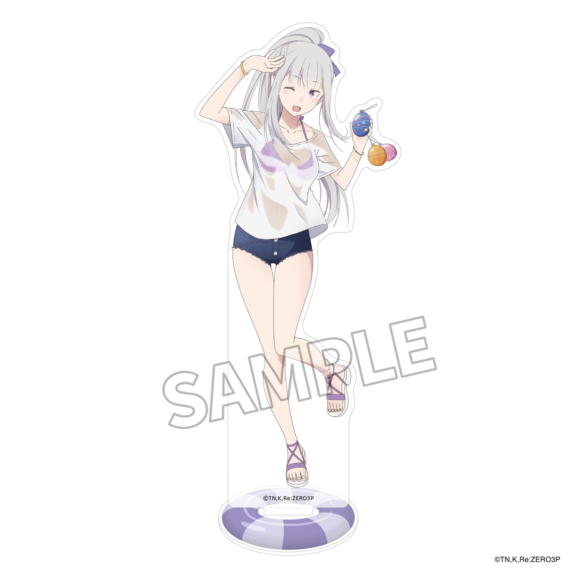(Goods - Acrylic Stand) Re:ZERO - Starting Life in Another World Acrylic Stand Figure - Water-side Fun Ver. - Emilia