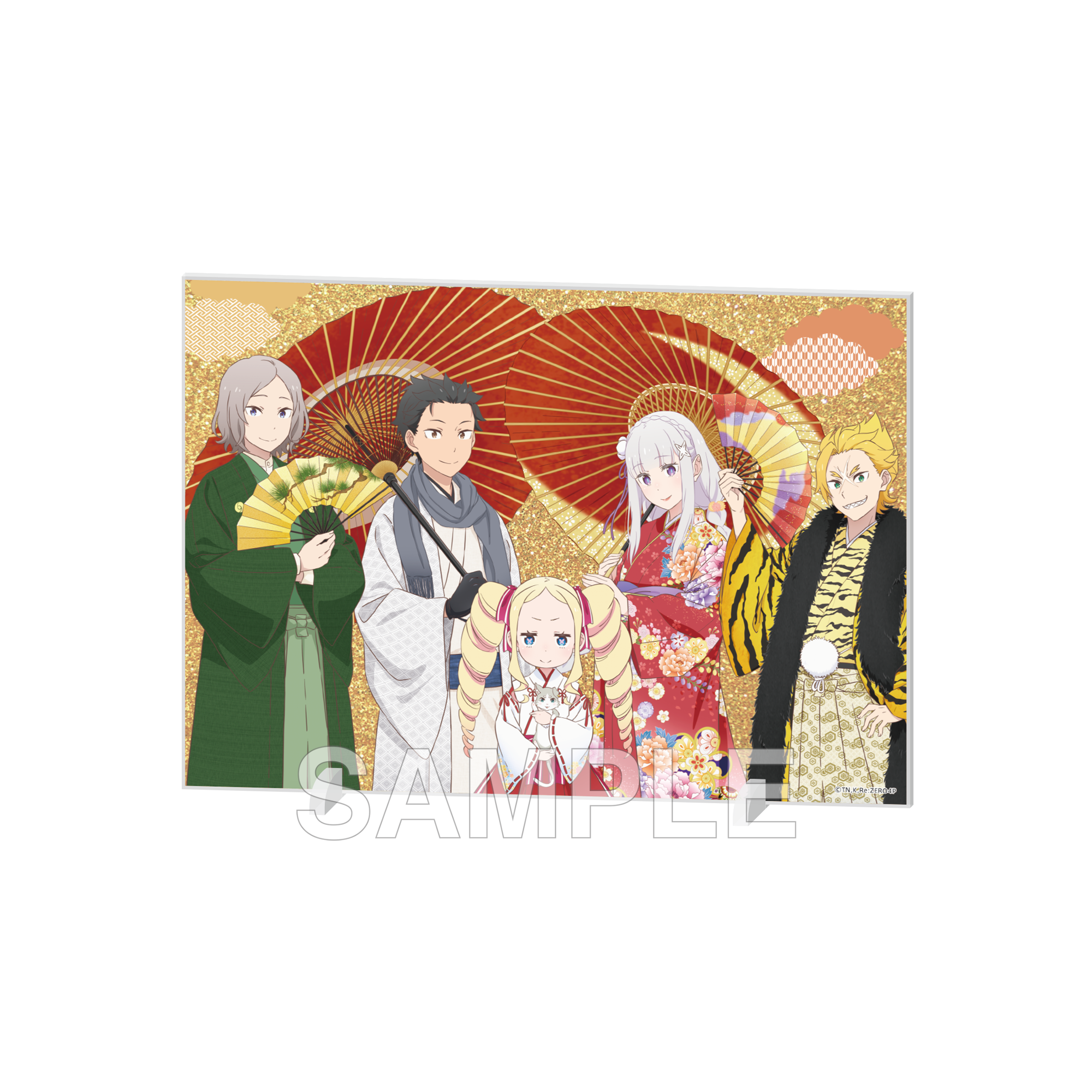 (Goods - Acrylic Stand) "Re:ZERO -Starting Life in Another World-" Acrylic Panel New Year Ver.