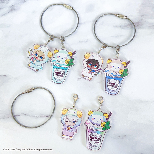 [※Blind](Goods - Charm) Obey Me! x CharaDri!! BLANC 2025 Trading Acrylic Cable Charm (12 Types Total)