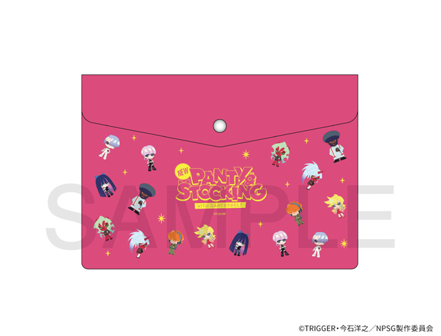 (Goods - Stationery) New PANTY & STOCKING with GARTERBELT Anime x CharaDri!! 2026 B6 Size Envelope Folder