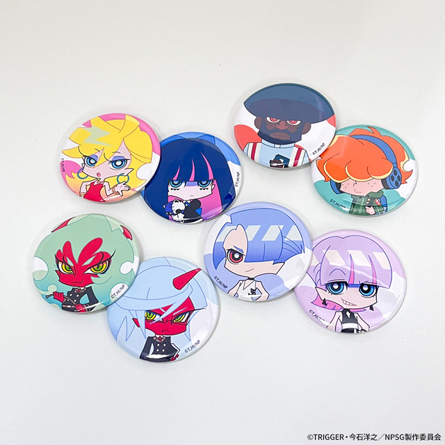 [※Blind](Goods - Badge) New PANTY & STOCKING with GARTERBELT Anime x CharaDri!! 2026 Trading Button Badge (8 Types Total)