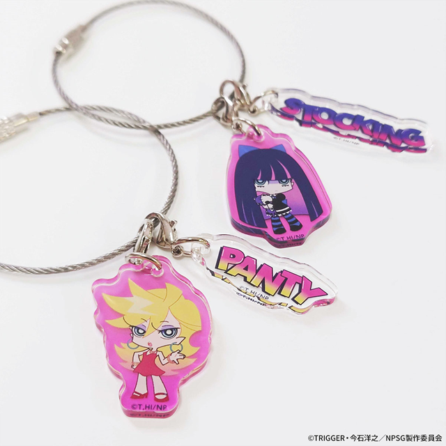 [※Blind](Goods - Charm) New PANTY & STOCKING with GARTERBELT Anime x CharaDri!! 2026 Trading Acrylic Cable Charm (8 Types Total)