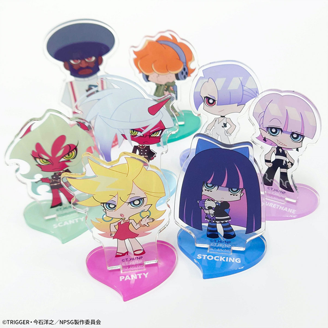 [※Blind](Goods - Acrylic Stand) New PANTY & STOCKING with GARTERBELT Anime x CharaDri!! 2026 Trading Acrylic Stand (8 Types Total)