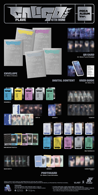 [a][Set of 5](Music) PLAVE/PLAVE 4th Mini Album 'Caligo Pt.2' (POCAALBUM Ver.)