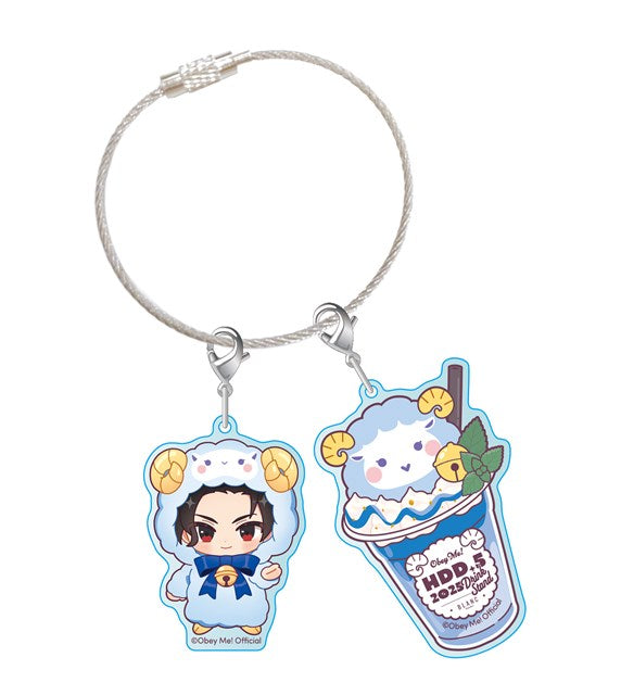 [※Blind](Goods - Charm) Obey Me! x CharaDri!! BLANC 2025 Trading Acrylic Cable Charm (12 Types Total)