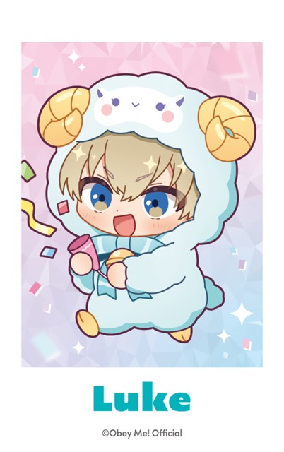 [※Blind](Goods - Card) Obey Me! x CharaDri!! BLANC 2025 Trading Photo Style Card (12 Types Total)