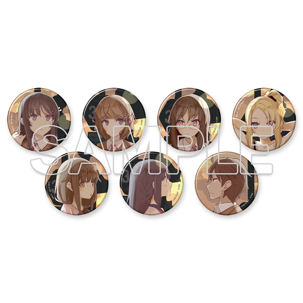 [※Blind](Goods - Badge) Dengenki Bunko Rascal Does Not Dream Series High School Student Arc Group Visual Tradable Tin Badges