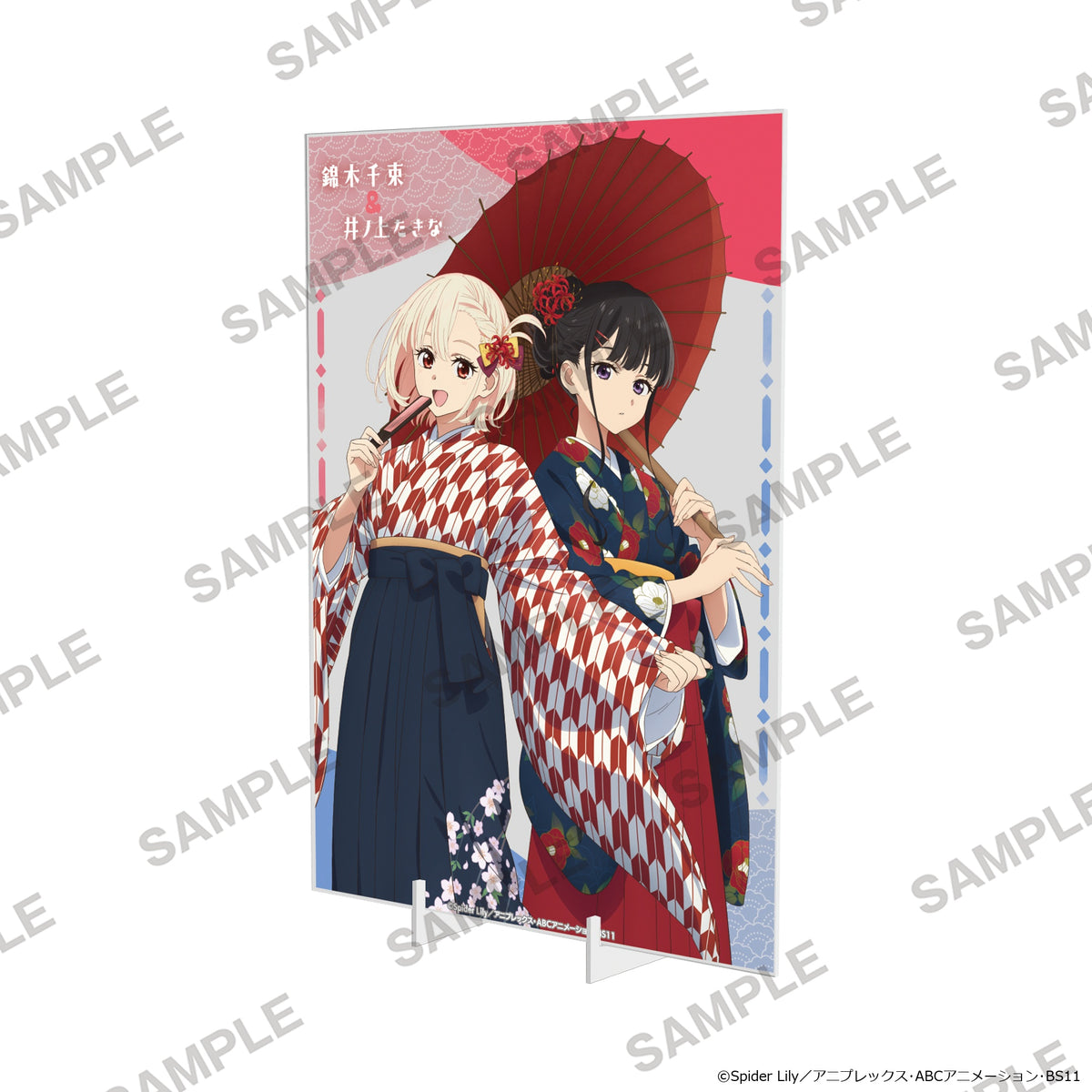 (Goods - Ornament) Lycoris Recoil TV Anime Series Acrylic Panel Japanese-Modern Style Ver.