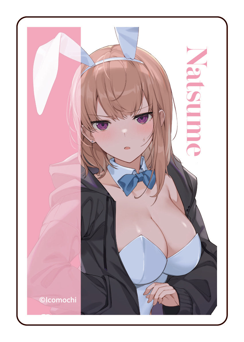 (Goods - Accessory) Hot Sweet ASMR With Kuudere Bunny Girls: You May Be A Customer, But You're Special - White Bunny Natsume-sempai Staff Pass [Icomochi Pop Up Merch at animate]
