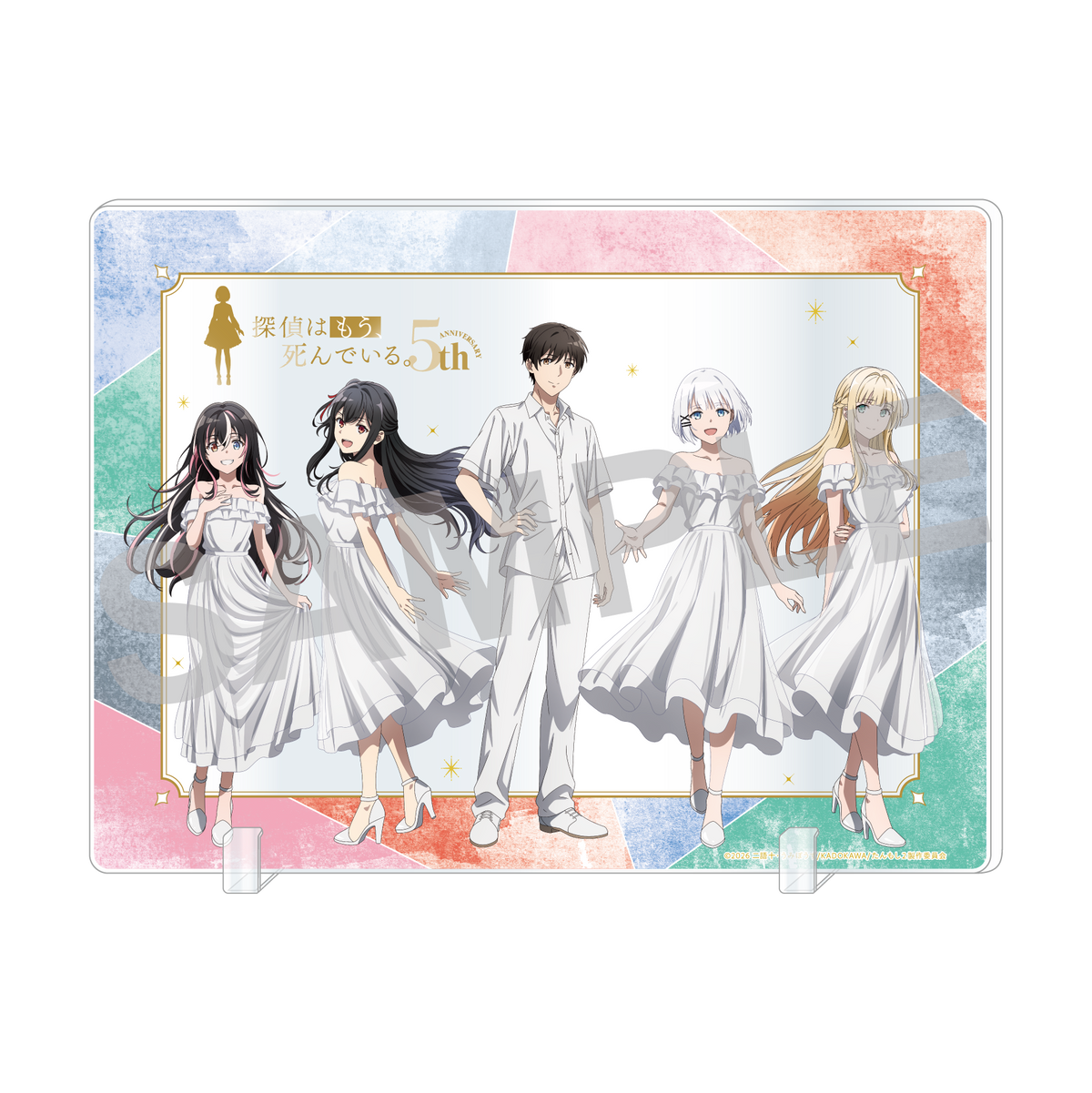 (Goods - Ornament) The Detective Is Already Dead 5th Anniversary Acrylic Panel