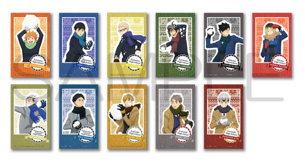 (1BOX=11)(Goods - Bromide) Haikyu! Photo Pack Collection Playing in the Snow Ver. (Total of 11 Types) Pack
