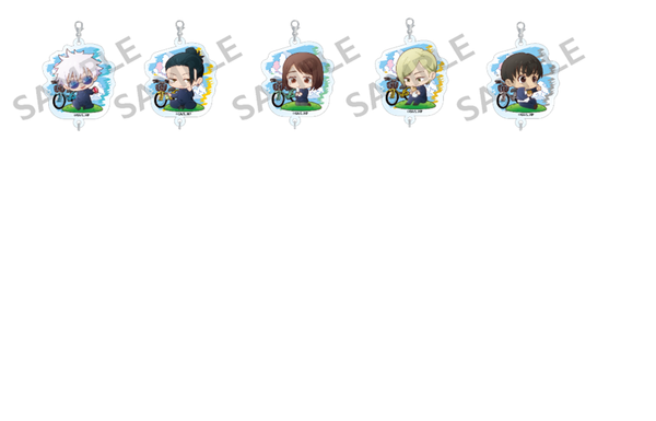 [※Blind](Goods - Charm) Jujutsu Kaisen Tradable Connecting Chibi Character Acrylic Charms Resting ver.