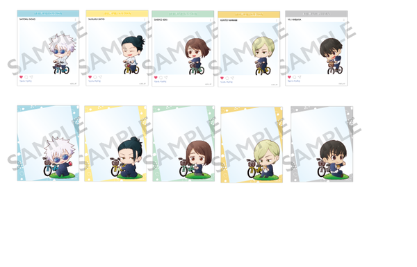 [※Blind](Goods - Card) Jujutsu Kaisen Tradable Clear Cards Cycling ver.
