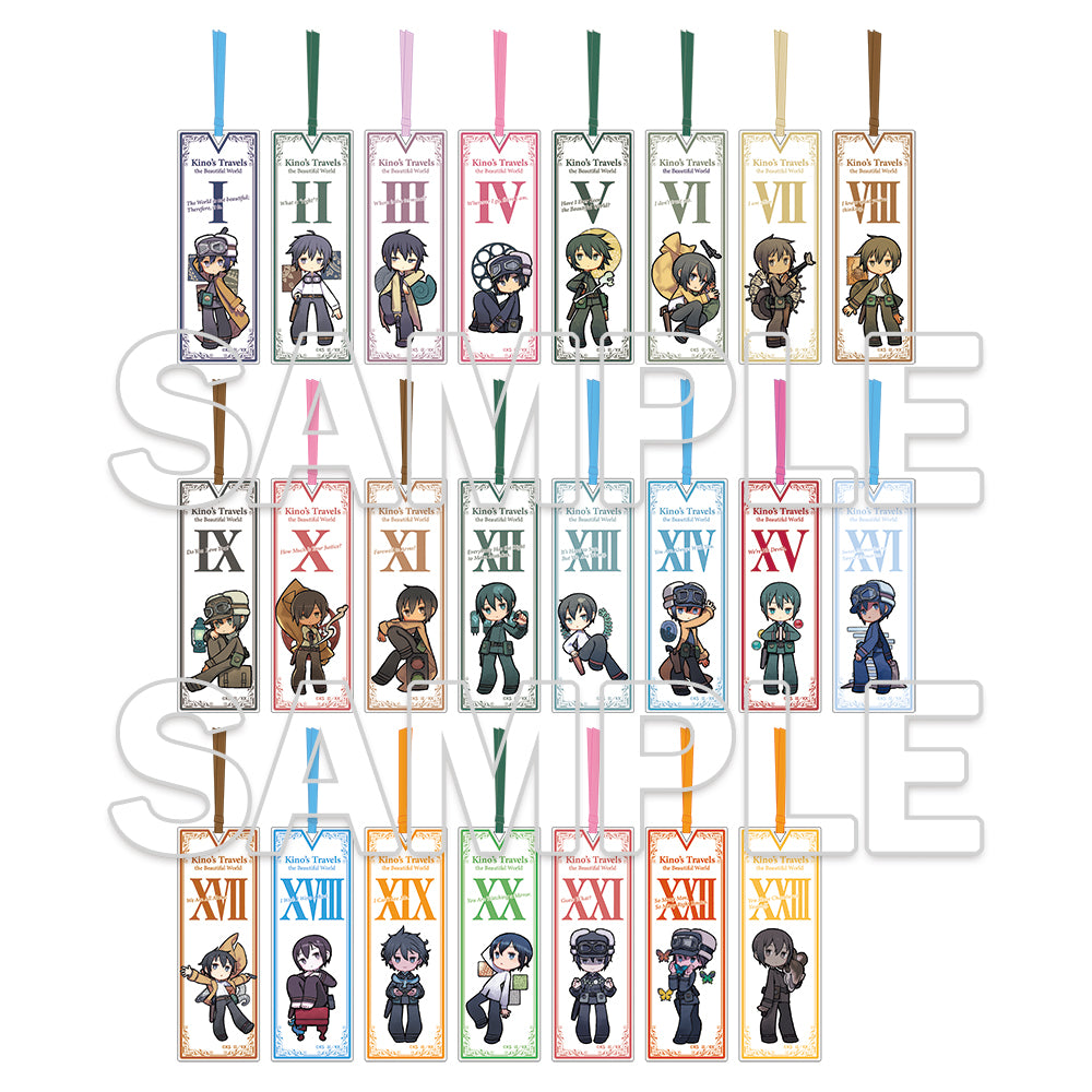 [※Blind](1BOX=3)(Goods - Bookmark) Kino's Journey -the Beautiful World- 25th Anniversary Tradable Acrylic Bookmark