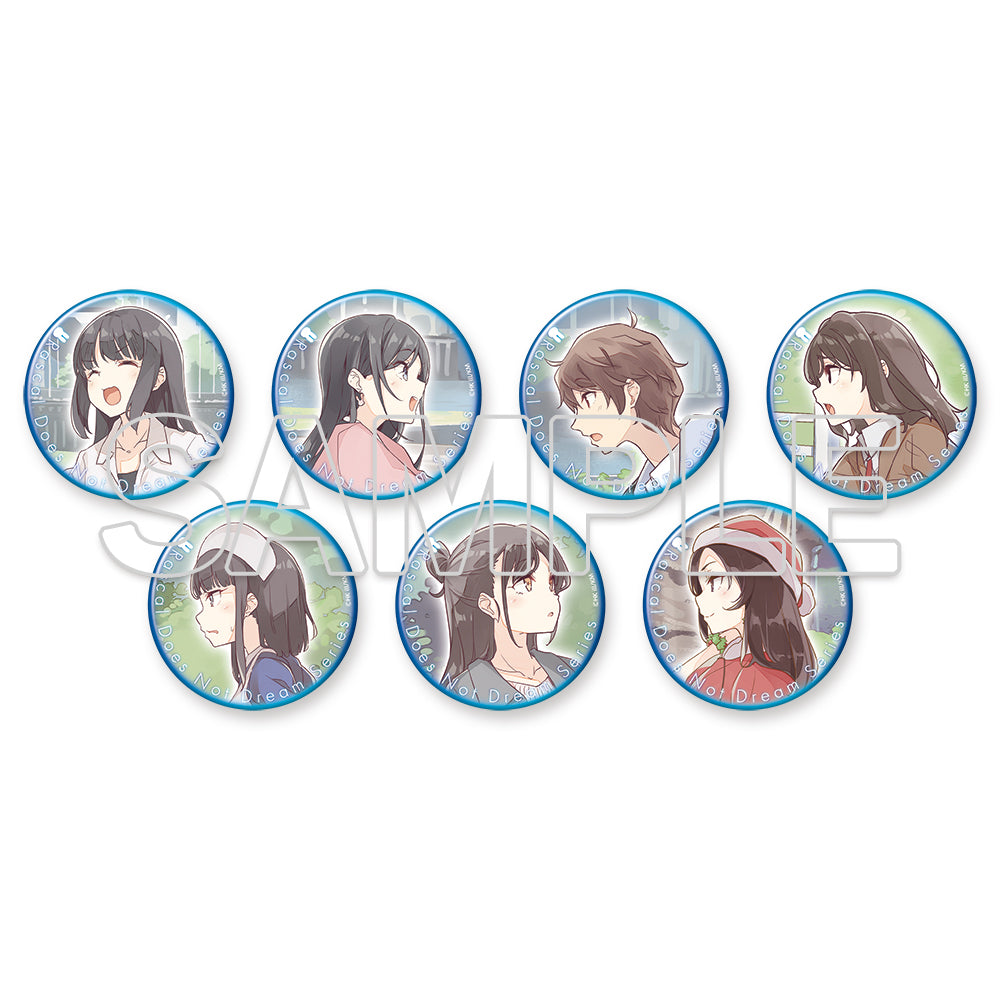 [※Blind](Goods - Badge) Dengenki Bunko Rascal Does Not Dream Series University Student Arc Group Visual Tradable Tin Badges