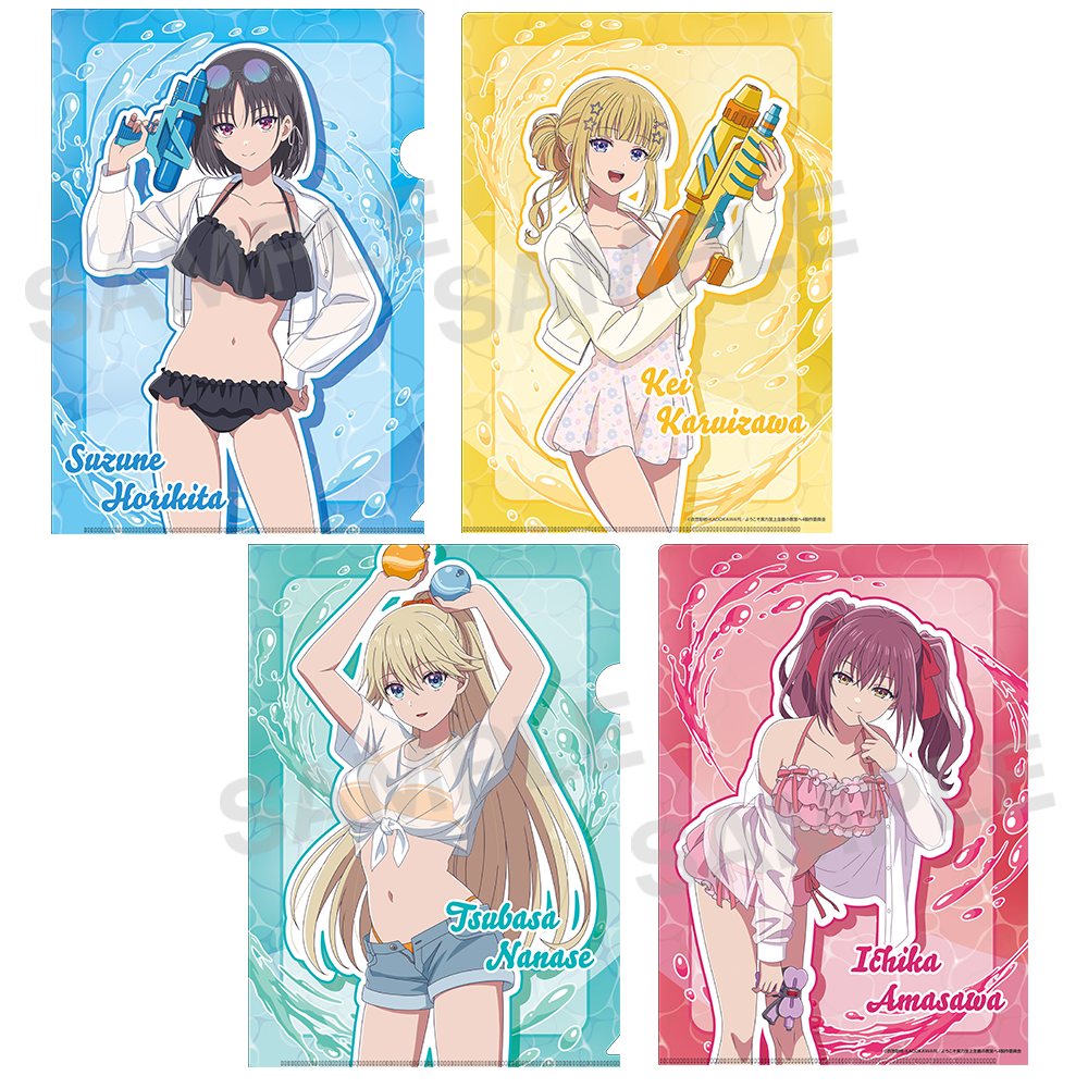 (Goods - Clear File) Classroom of the Elite Clear File Set Water-side Fun Ver.