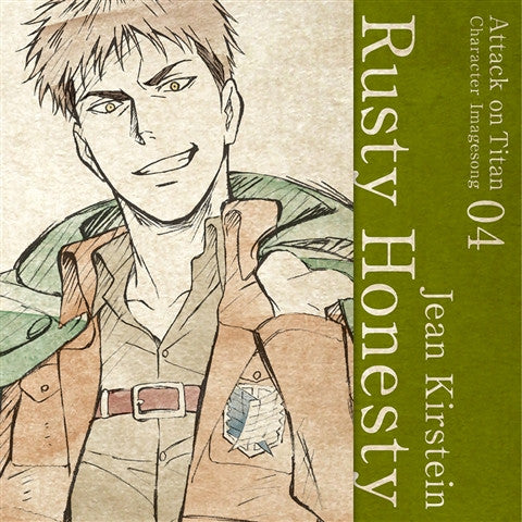 (Character Song) Attack On Titan Anime: Character Image Song Series Vol. 04 - Rusty Honesty by Jean Kirstein (CV. Kisho Taniyama) Animate International