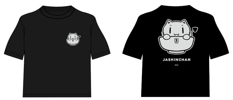 [t](Goods - T-Shirt) Aokana: Four Rhythm Across the Blue Donburi Jashin-chan T-Shirt Black XL