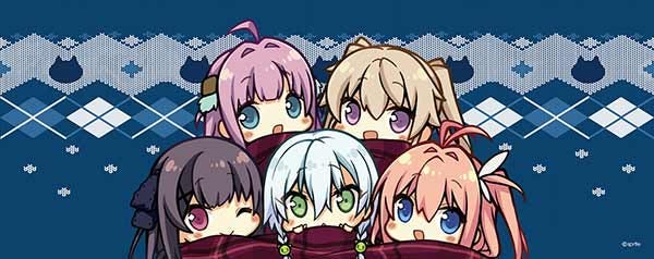 (Goods - Scarf) Aokana: Four Rhythm Across the Blue Aokana Warm and Snug Neck Warmer Animate International
