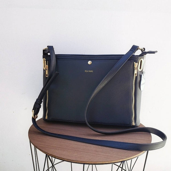 (Goods - Itabag) Non-Character Original Clear Reversible Shoulder Bag Black [REA RARE]