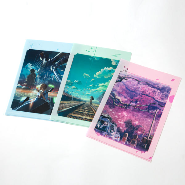 (Goods - Stationery) Makoto Shinkai Works Clear File Set of 3