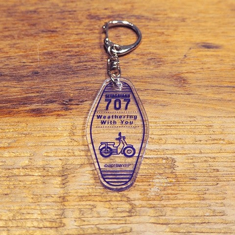 (Goods - Key Chain) Weathering With You Motel Key Chain (Natsumi Motifs)