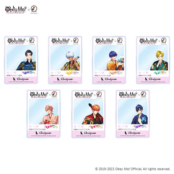 [※Blind](Goods - Card) Obey Me! Acrylic Card (Nara Kingyo Museum)