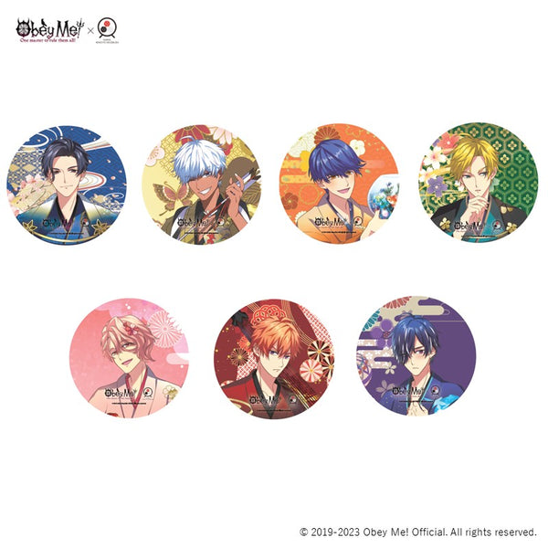 [※Blind](Goods - Badge) Obey Me! Holographic Button Badge (Nara Kingyo Museum)