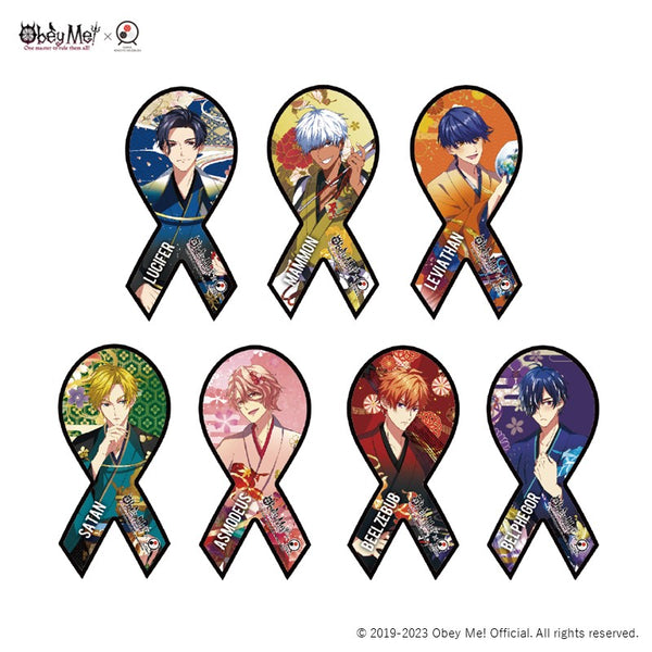 [※Blind](Goods - Magnet) Obey Me! Petit Ribbon Magnet (Nara Kingyo Museum)